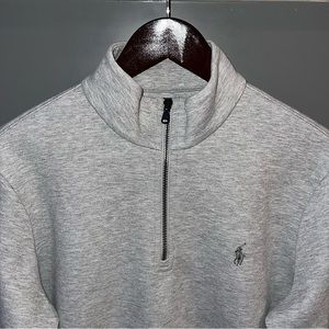 Ralph Lauren Polo NWOT Men’s Quarter Zip Long Sleeve Pullover Gray Medium